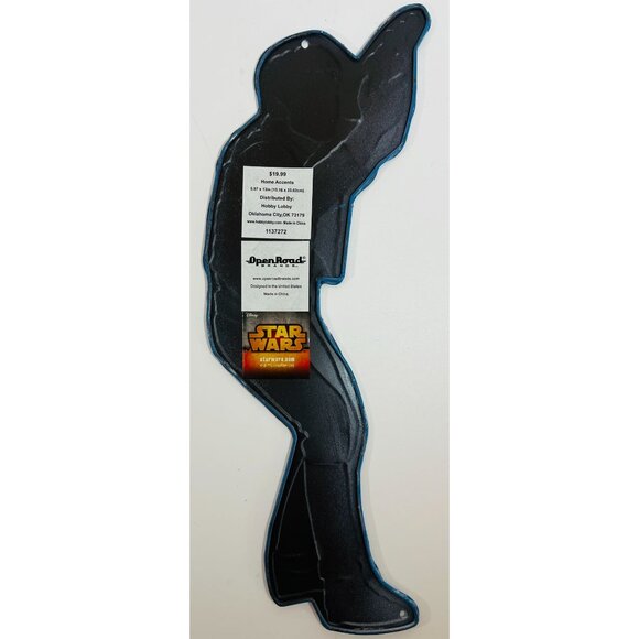 Star Wars Han Solo Embossed Tin Sign 14" Tall Blaster Man Caves Bedrooms Collect - Picture 2 of 2